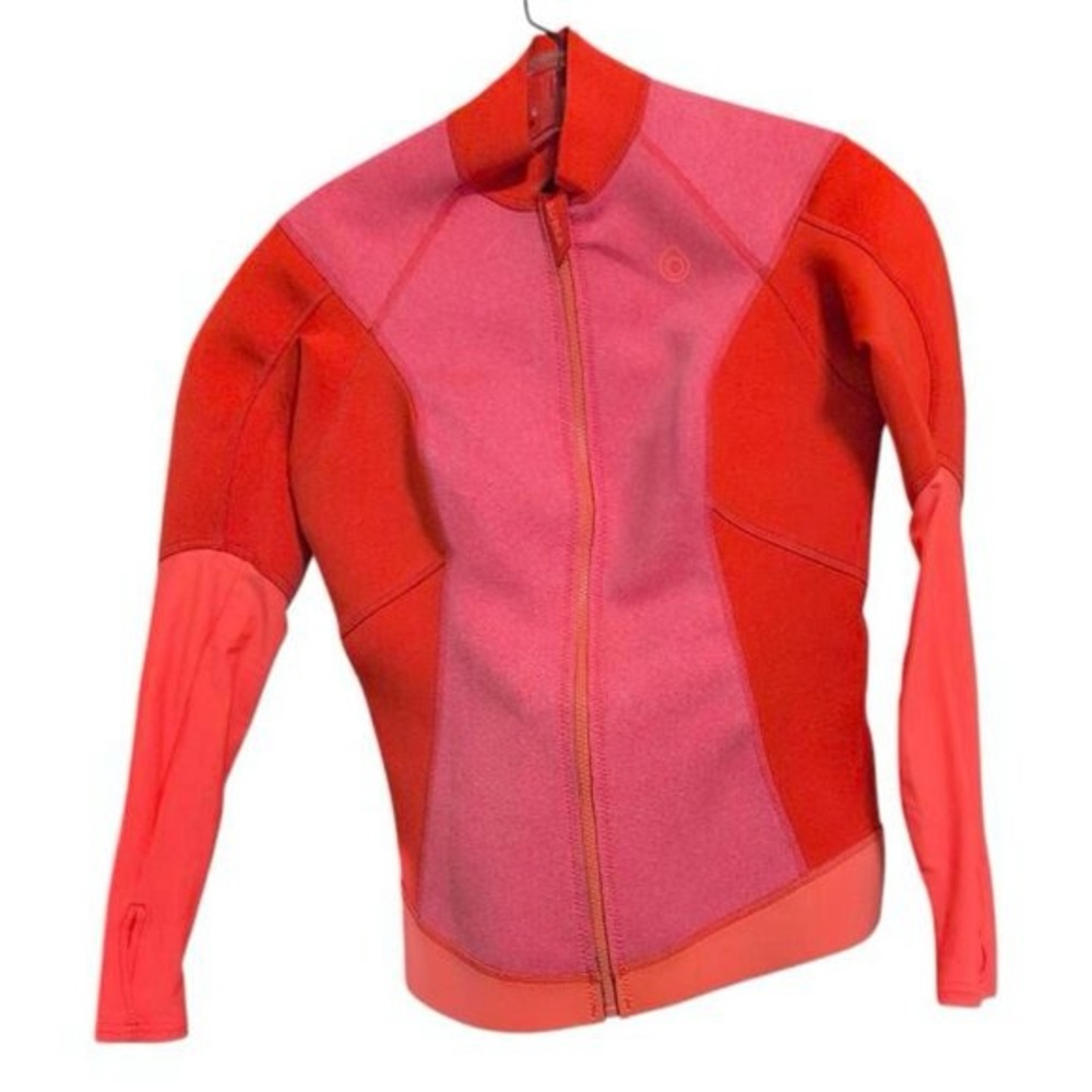 Women s Hydro Diving Jacket Decathlon Subea Size Medium Two Tone Pink Full Zip